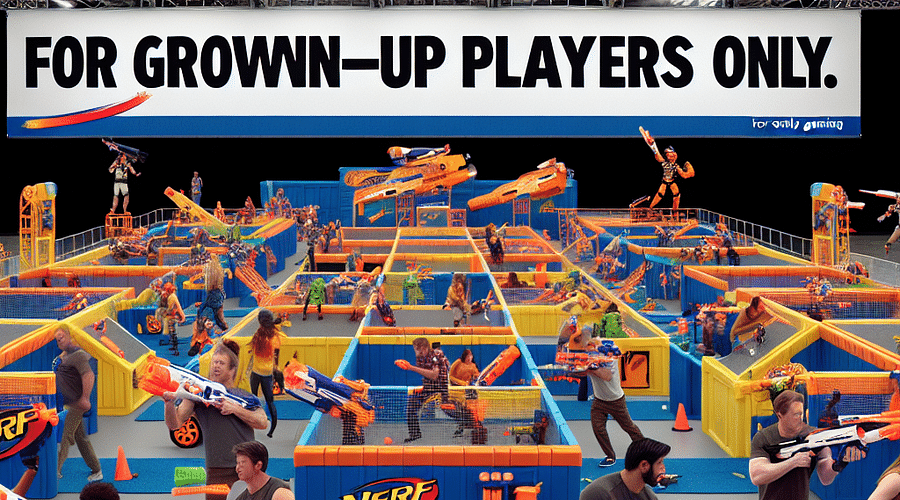 Adults Only: Designing the Ultimate Nerf Gun Battle for Grown-Up Gamers